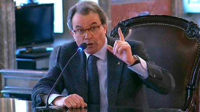 Artur Mas declara en el Tribunal Supremo / EFE