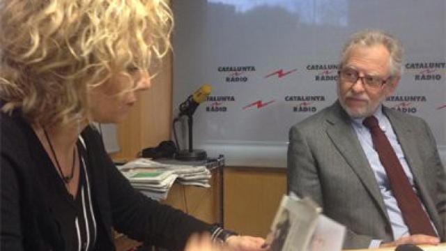 El comisionado para la Transición Nacional, Carles Viver i Pi Sunyer, en los estudios de Catalunya Ràdio