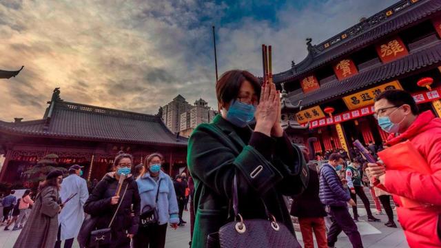 Celebraciones del Año Nuevo lunar este viernes en Shanghái / EFE