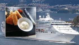 El crucero P&O Oceana tenía restos de cucarachas en la cocina y comida en mal estado.