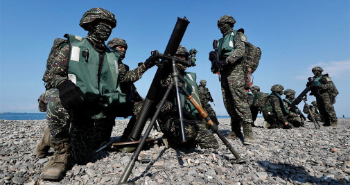Maniobras militares en Taiwán - EFE/RITCHIE B. TONGO
