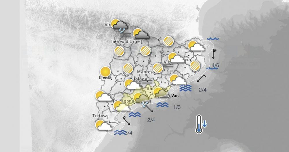 Predicción general para este 21 de septiembre en Cataluña / METEOCAT