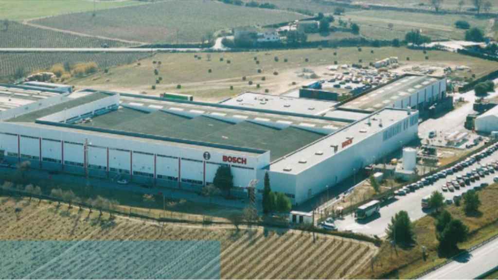 Vista aérea de la planta Bosch en Castellet, una de las dos fábricas que la multinacional prevé cerrar en Cataluña / BOSCH