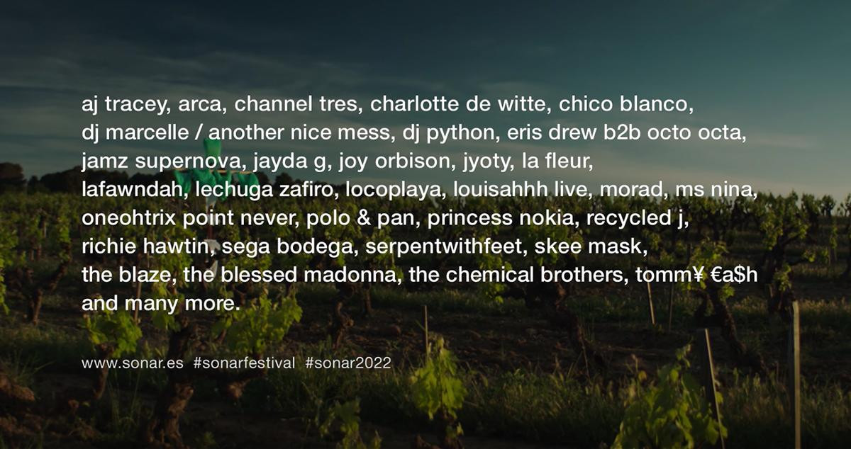 Listado completo de los primeros 32 artistas confirmados para el festival Sónar 2022 / SÓNAR