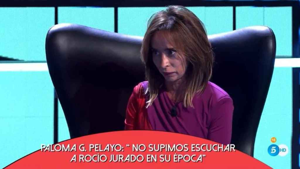 La presentadora María Patiño MEDIASET