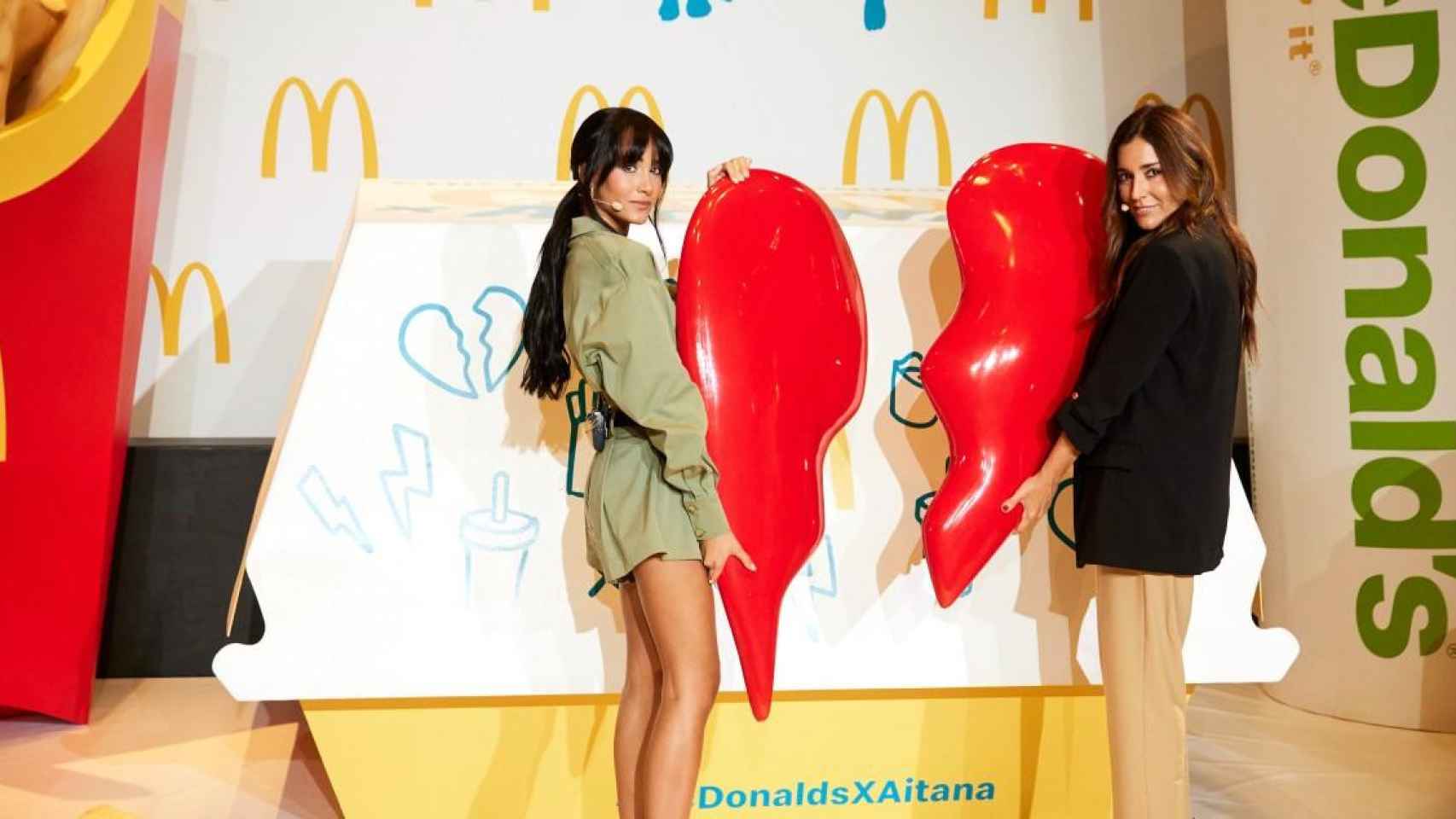 Aitana, en la presentación de su propio menú para McDonald's /CD