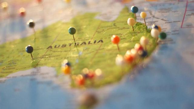 Mapa de Australia / PEXELS