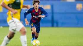 Riqui Puig en una acción con el Barça B/ FC Barcelona