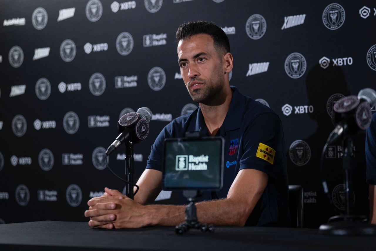 Sergio Busquets, capitán del Barça, en la previa del amistoso contra el Inter de Miami / FCB