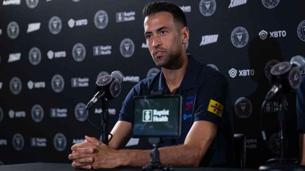 Sergio Busquets, capitán del Barça, en la previa del amistoso contra el Inter de Miami / FCB