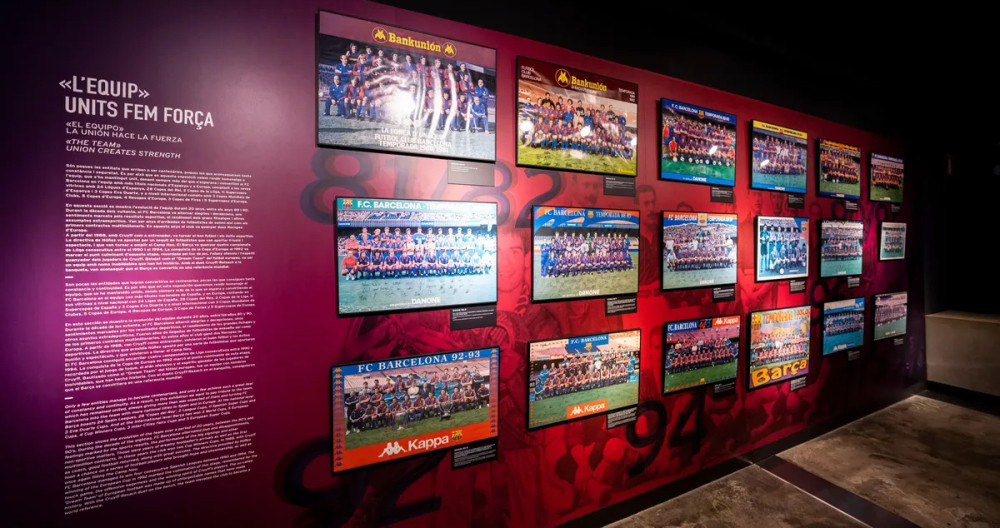 Una de las exhibiciones de la Barça Store & Exhibition Sagrada Familia / FCB