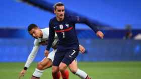 Antoine Griezmann en una acción con Cristiano Ronaldo / Redes