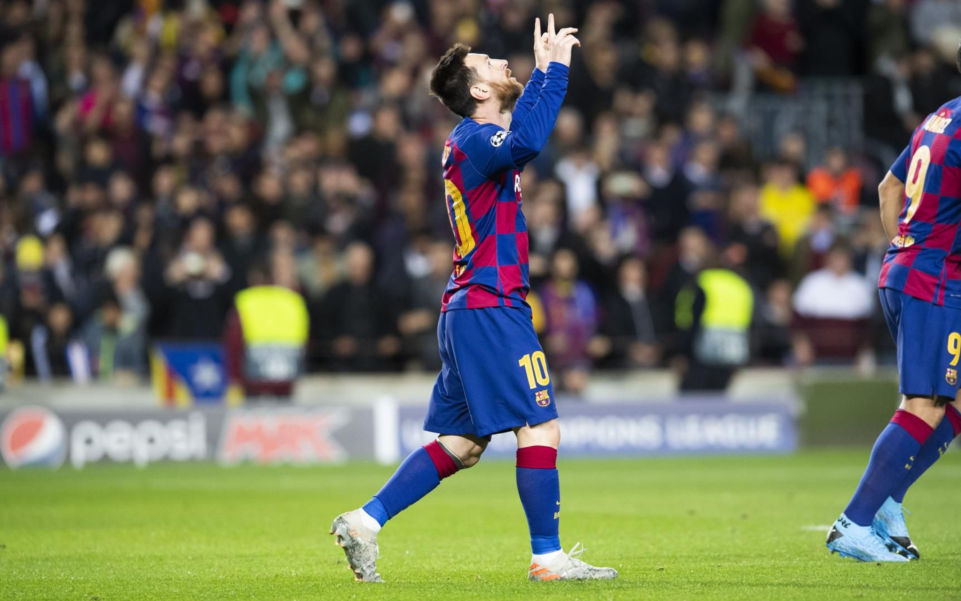 Leo Messi celebrando su gol contra el Borussia Dortmund / FC Barcelona