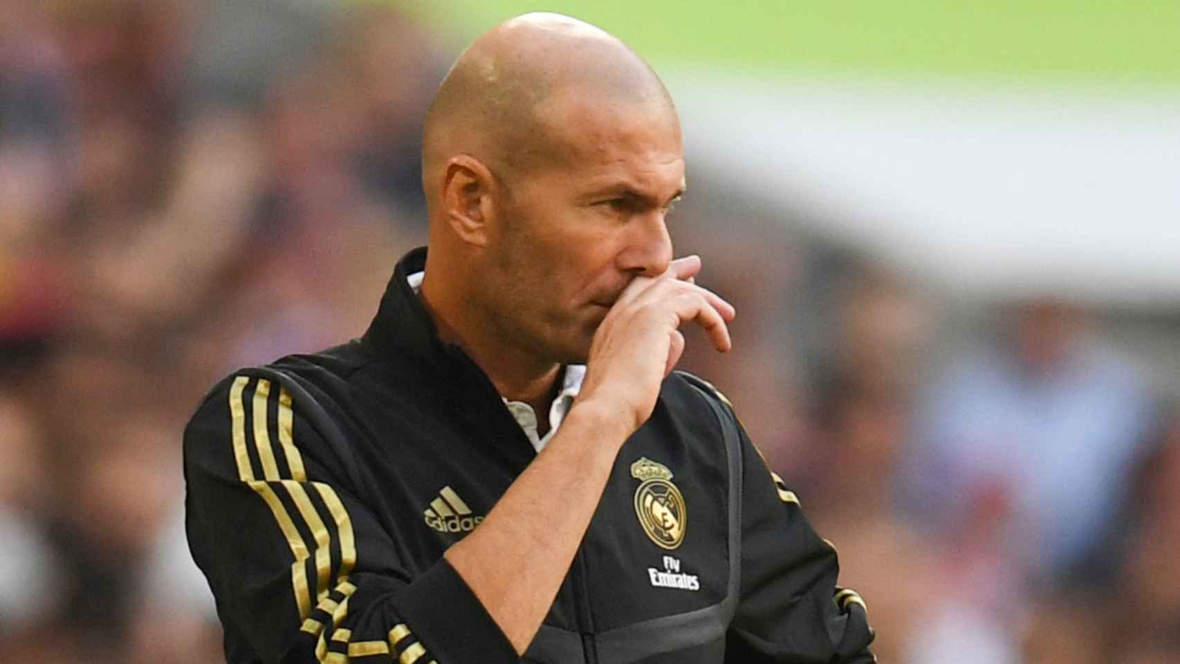 Zidane en uno de los partidos de pretemporada / EFE