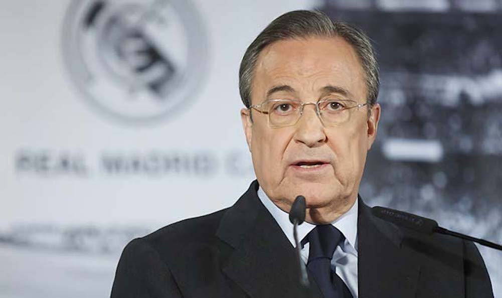 Una foto de Florentino Pérez, presidente del Real Madrid / Twitter