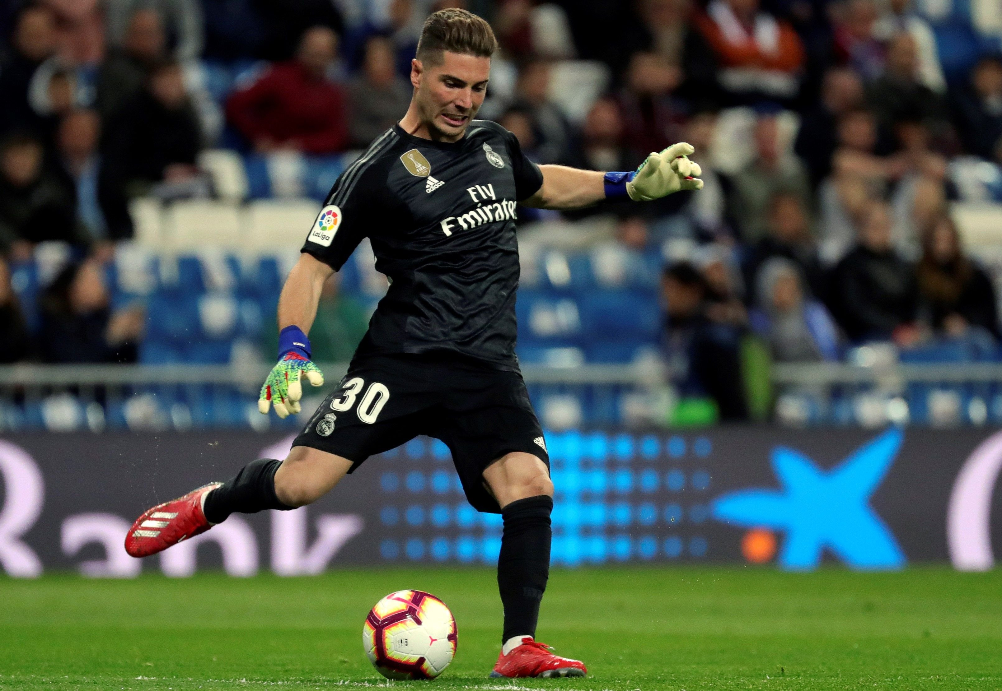 Una foto de Luca Zidane durante el partido ante el Huesca / EFE