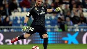 Una foto de Luca Zidane durante el partido ante el Huesca / EFE