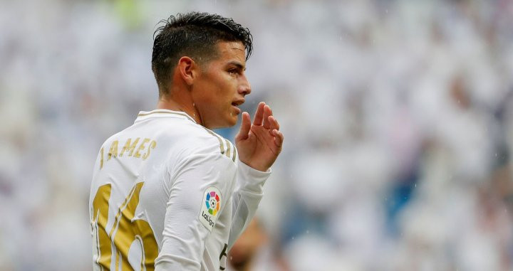 James, en un partido con el Real Madrid esta temporada | EFE