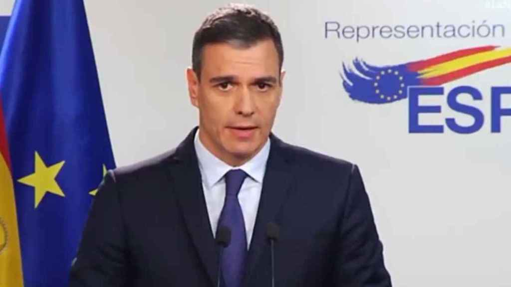 El presidente del Gobierno español, Pedro Sánchez