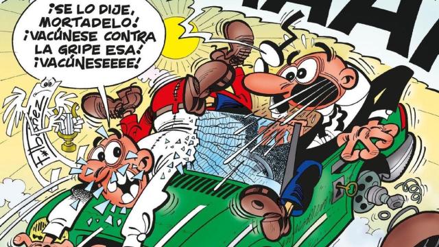 Mortadelo y Filemón en 'La gripe U' / BRUGUERA