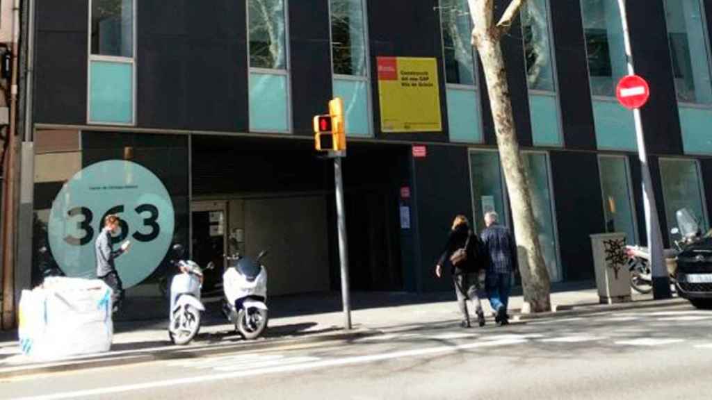 La calle Córcega de Barcelona, en el lugar en el que se encontraba el Salón Cibeles / AJ. BCN