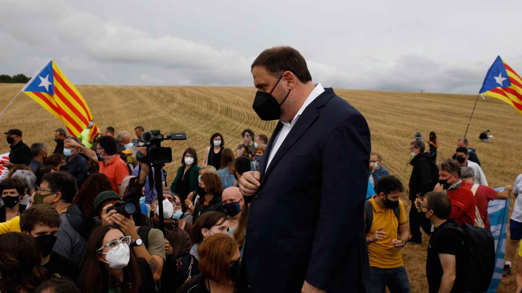 Oriol Junqueras tras salir de la prisión de Lledoners / EUROPA PRESS