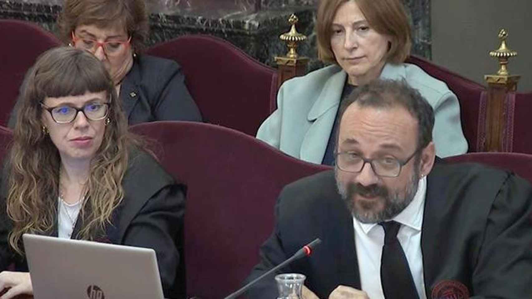 El abogado Benet Salellas durante el juicio del 'procés' en el Tribunal Supremo / EFE