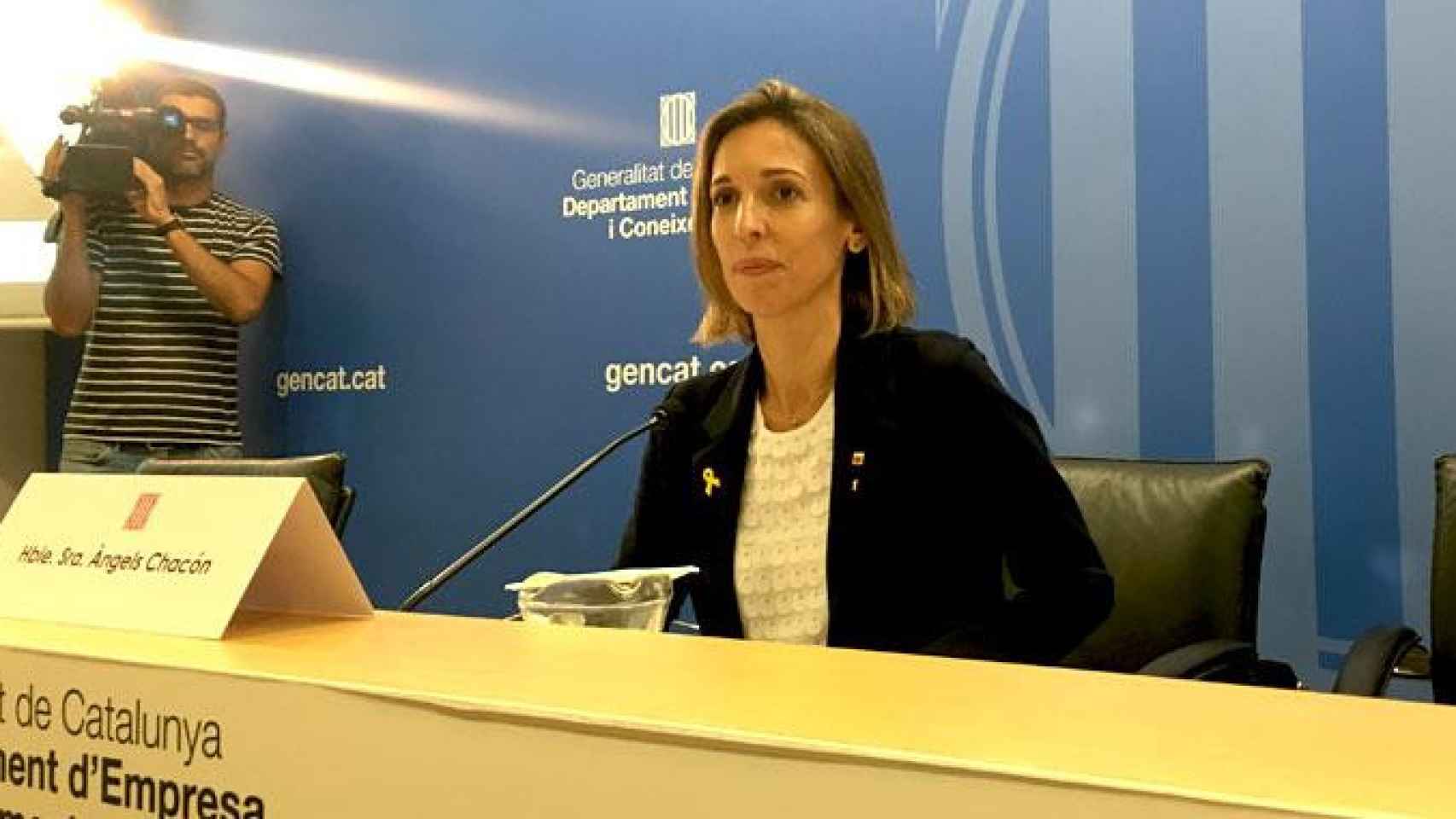 Àngels Chacón, consejera de Empresa y Conocimiento de la Generalitat / CG