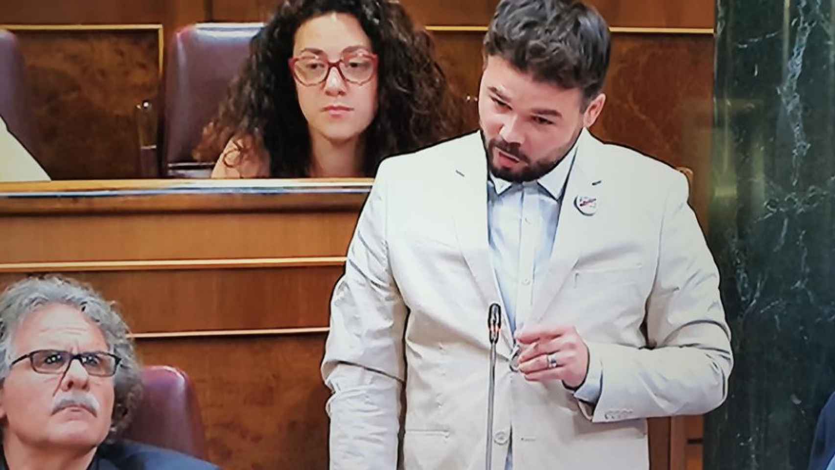 Gabriel Rufián en el Congreso de los Diputados