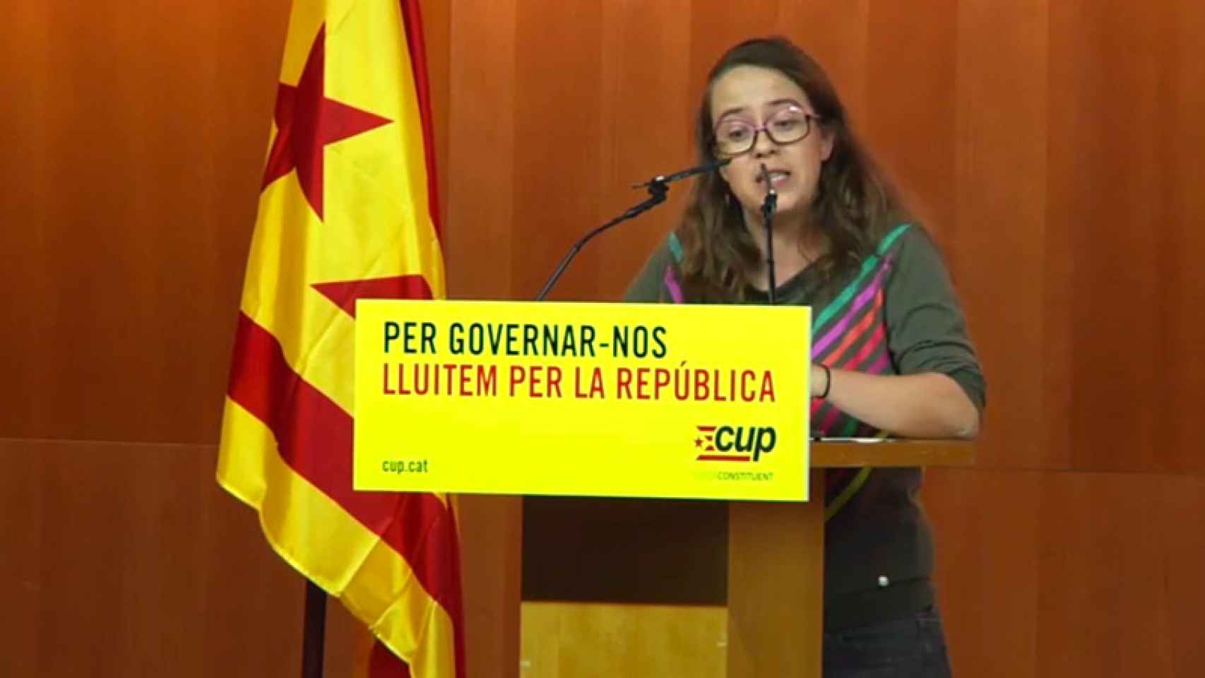 La diputada de la CUP Eulàlia Reguant.