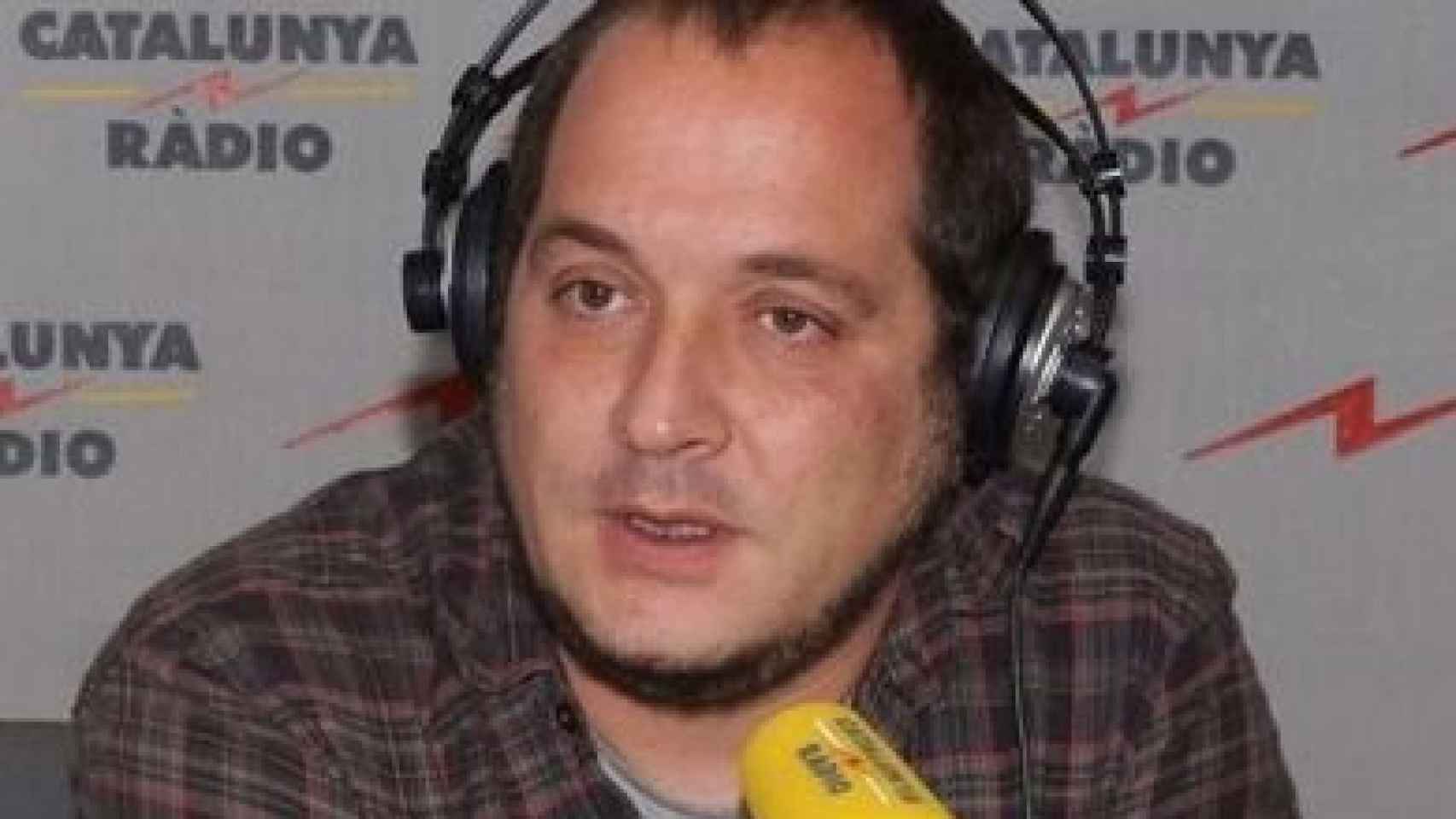 El diputat de la CUP, David Fernández, entrevistat a Catalunya Ràdio