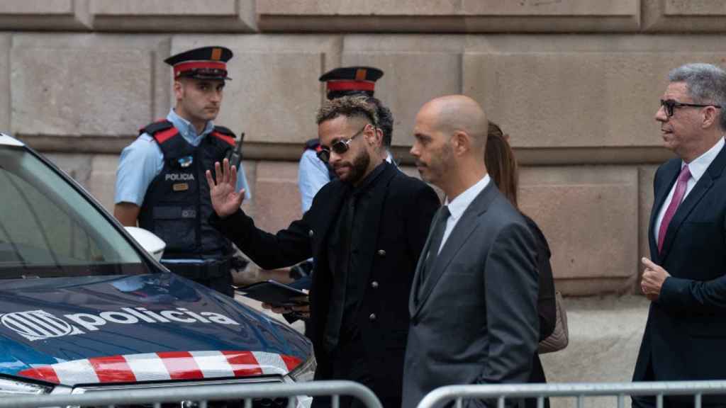 Neymar llega al Tribunal Superior de Justicia de Cataluña / EP