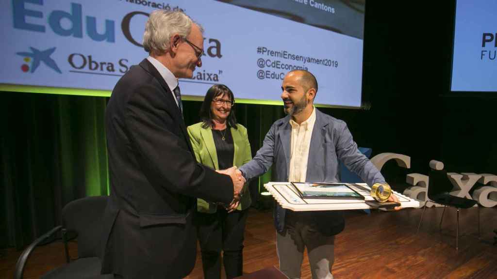 Antón Costas, en la entrega de la XII edición de los Premios de Educación