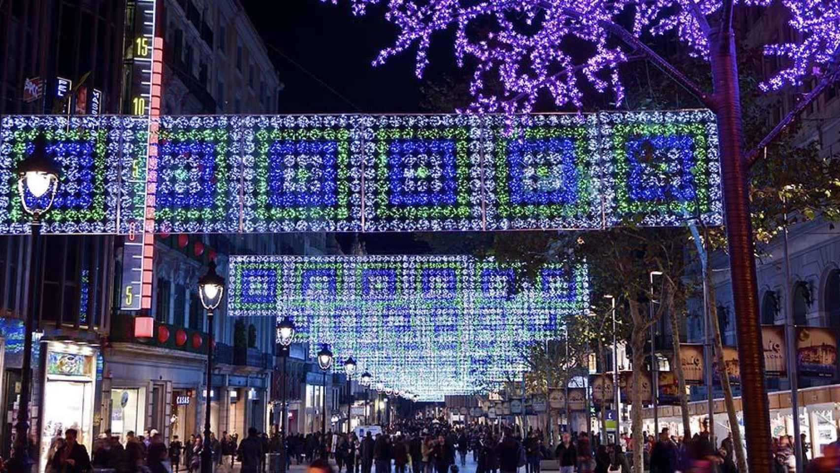 Luces de Navidad en Barcelona / MIQUEL GONZÁLEZ - FLICKR