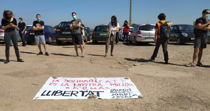 Concentración para pedir la libertad de los cuatro detenidos / ARRAN