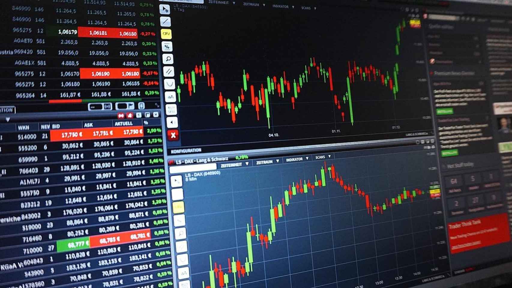 Evolución de precios de criptomonedas y divisas