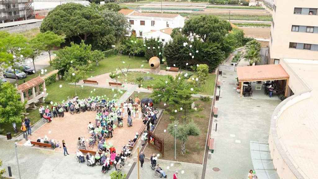 Imagen de una actividad de grupo en la residencia de mayores Premià Ca n'Amell, que gestiona el gigante DomusVi / CG