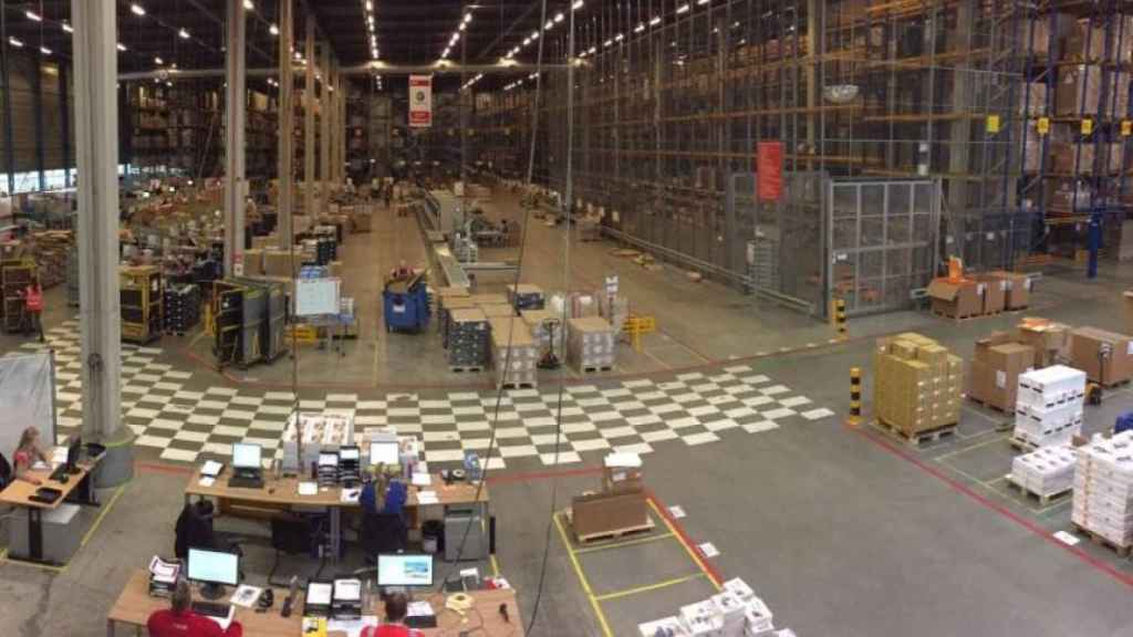 Plataforma logística de XPO Logistics en Guadalajara, en huelga durante el 'Black Friday'