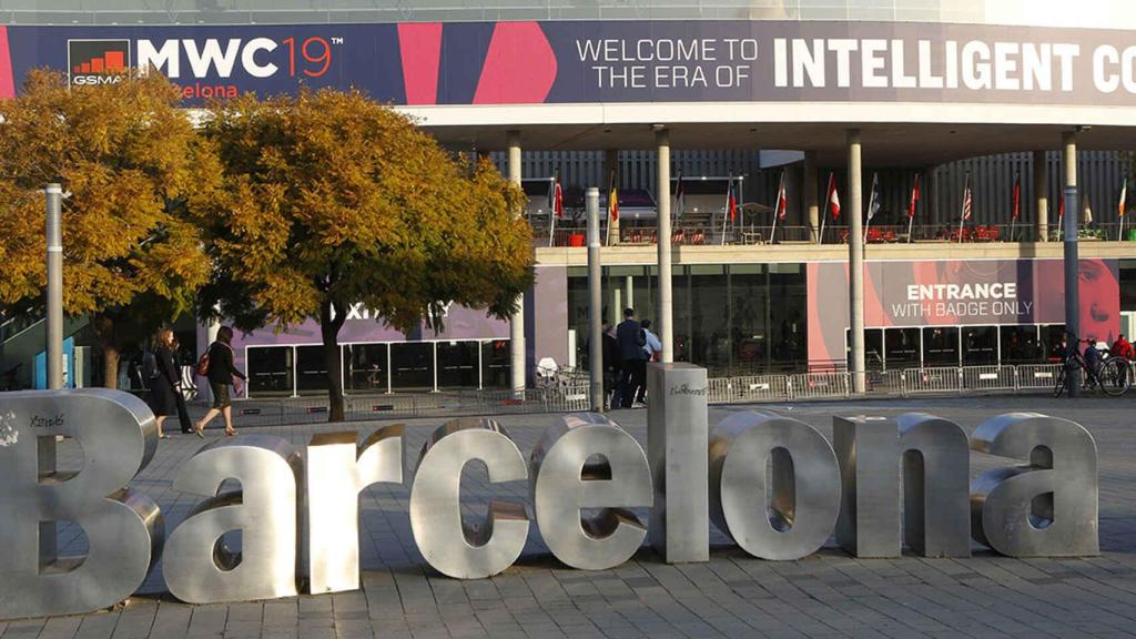 Fachada del Mobile World Congress, en una imagen de archivo de 2019