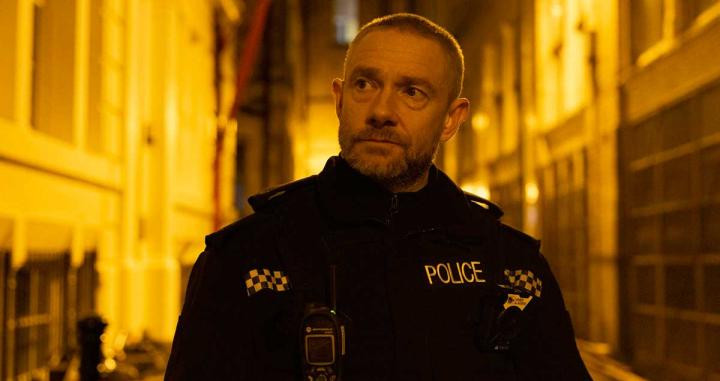 El actor Martin Freeman, en la miniserie 'The responder' / MOVISTAR