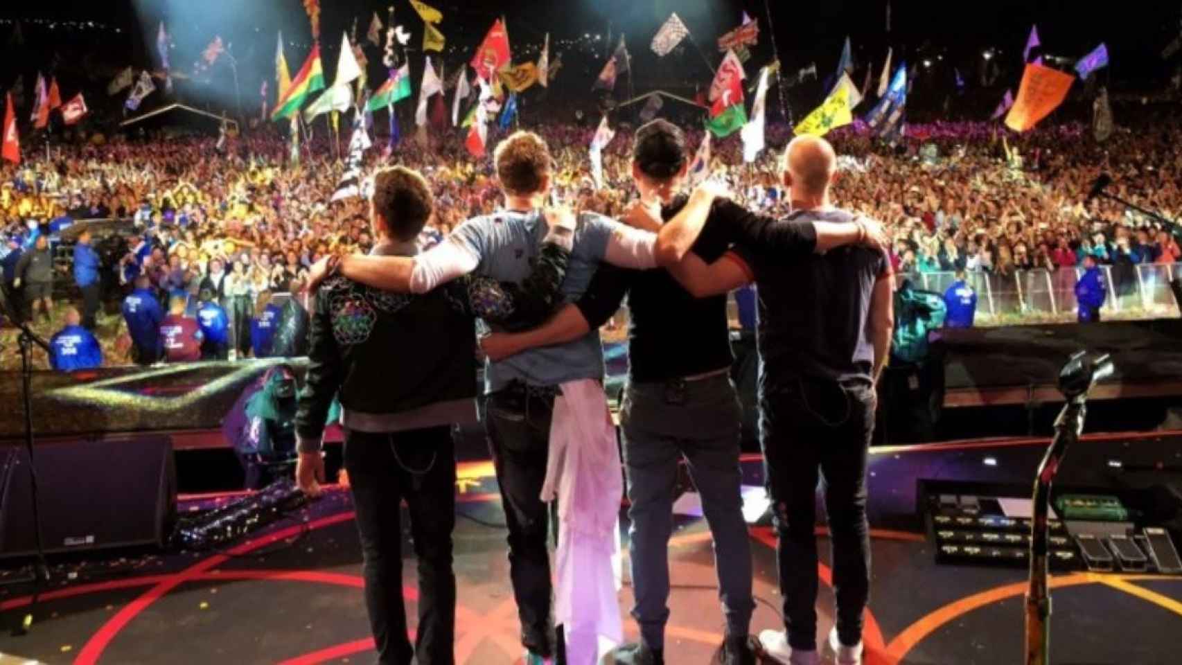 Coldplay tras una actuación musical / COLDPLAY OFICIAL