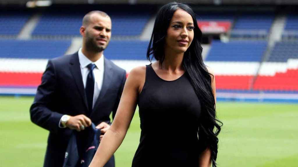 Aurah Ruiz y Jesé Rodríguez en la presentación del futbolista con el PSG / EP