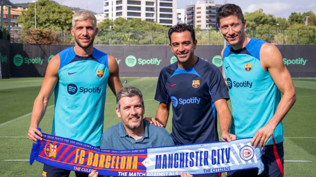 El Barça recibe a Juan Carlos Unzué en la ciudad deportiva Joan Gamper / FC Barcelona