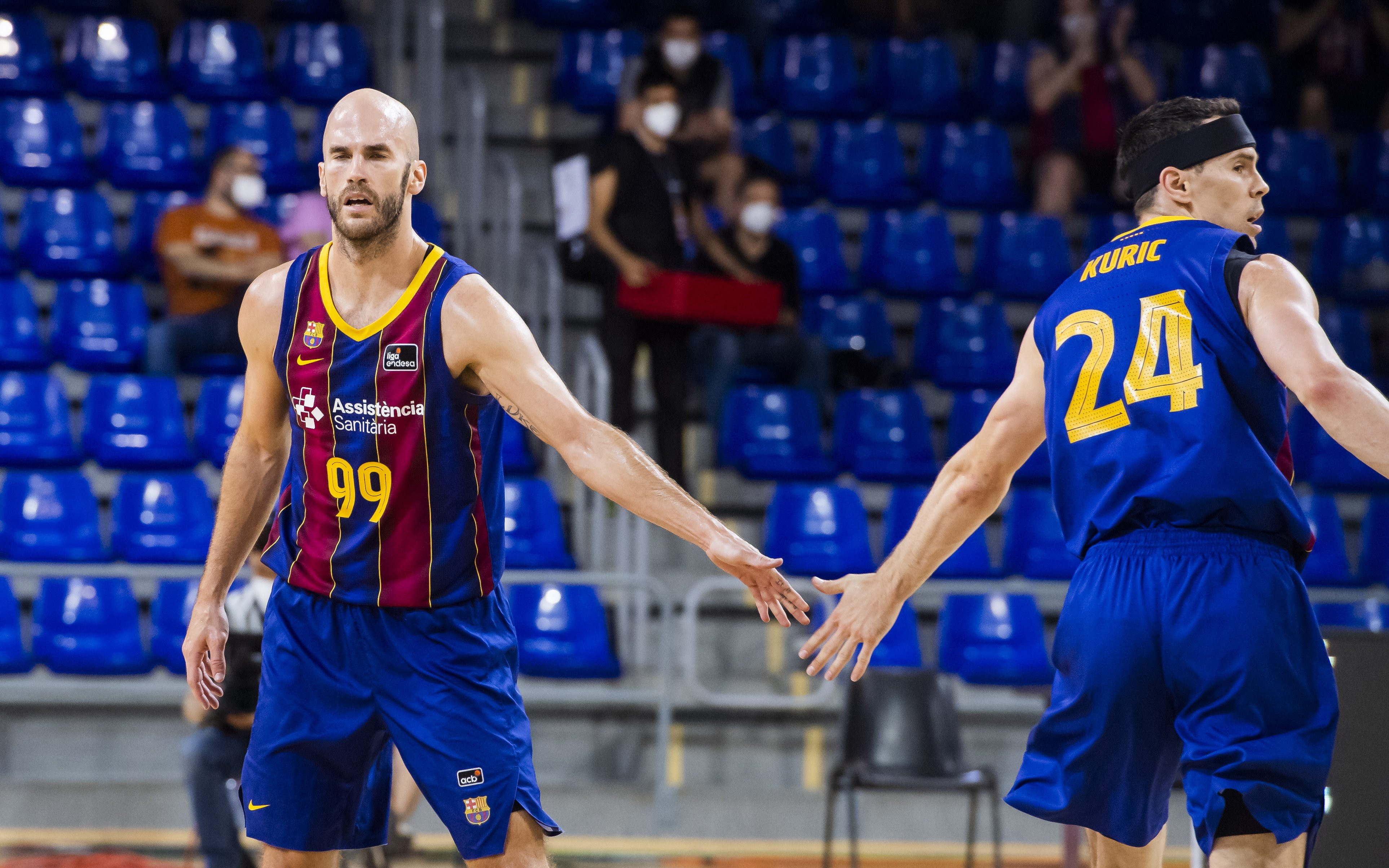 Calathes y Kuric, positivos por Covid / FCB