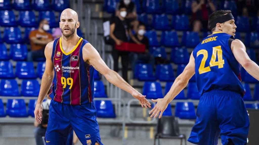 Calathes y Kuric, positivos por Covid / FCB