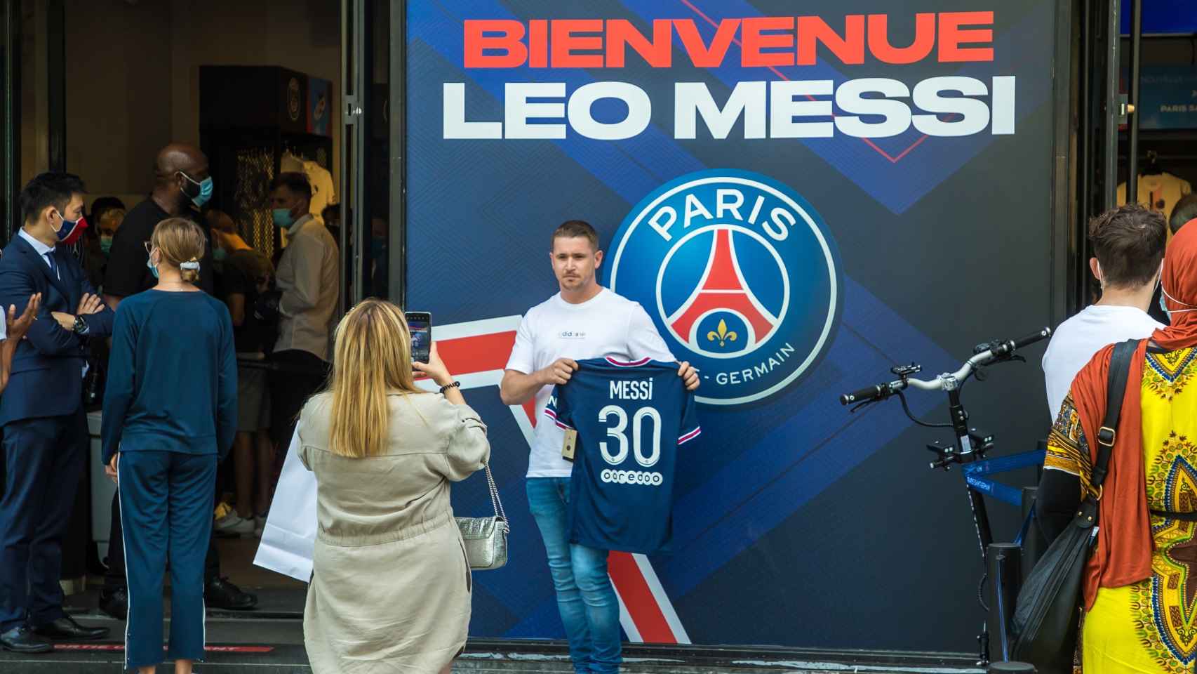 messi camiseta psg