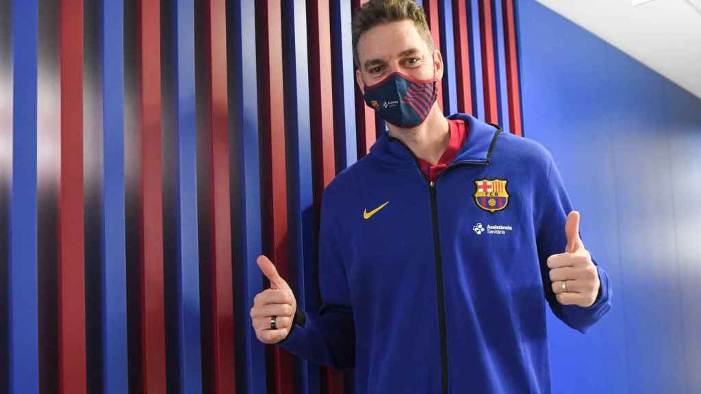 Pau Gasol, tras superar la revisión médica con el Barça | FCB