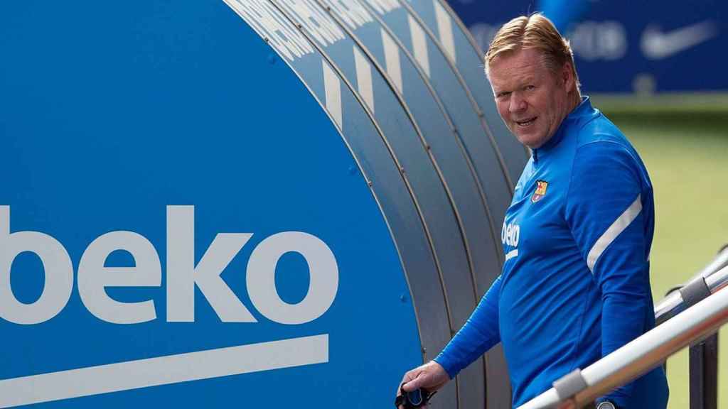 Koeman, ante un partido clave contra el Cádiz / EFE