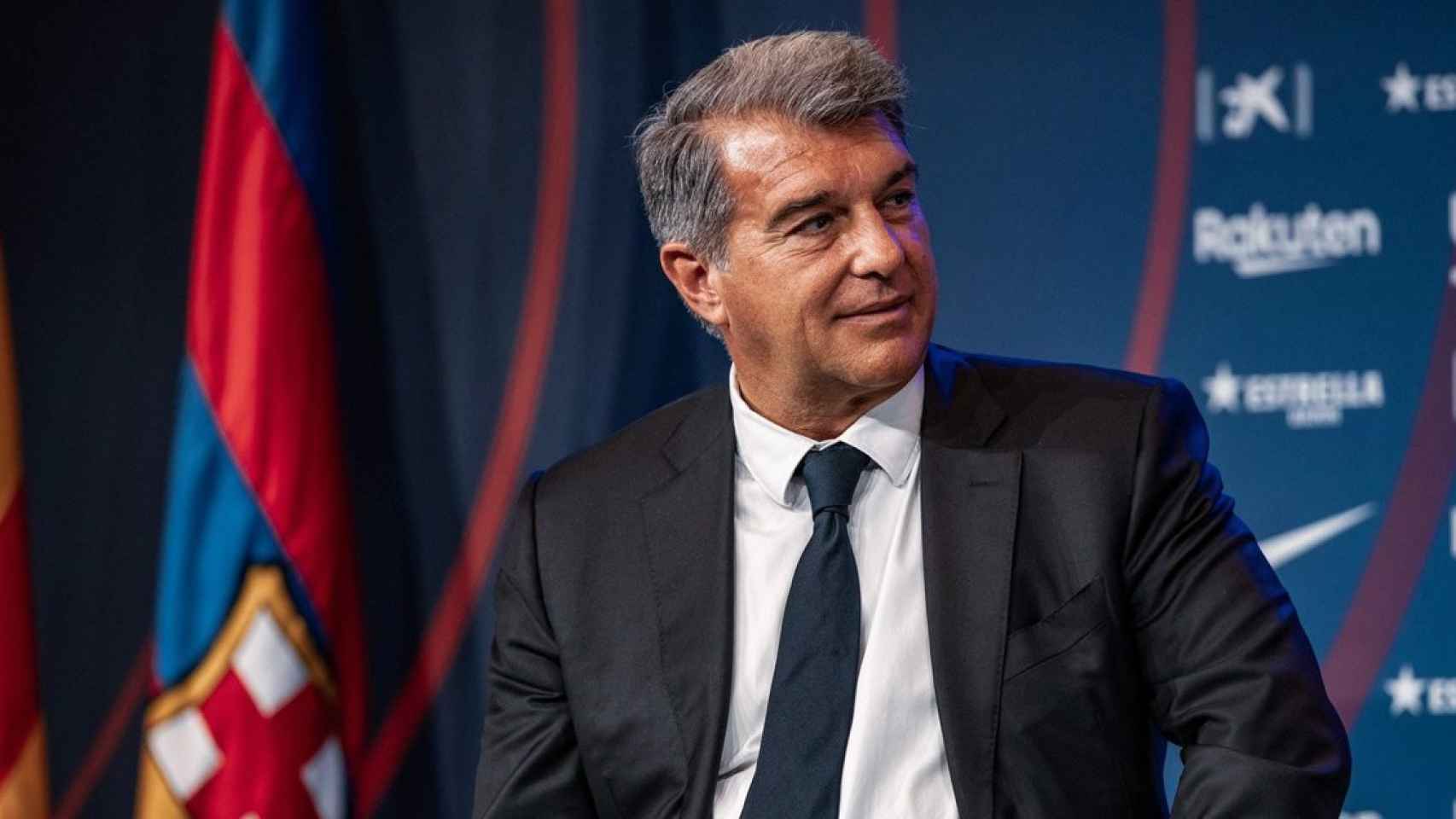 Joan Laporta en un acto del Barça / Redes