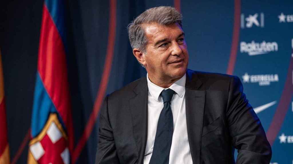 Joan Laporta en un acto del Barça / Redes